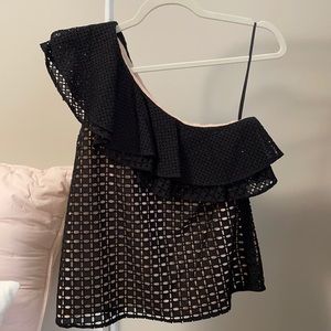 J. Crew One Shoulder Top